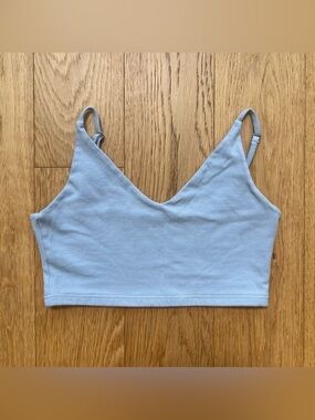 Brandy Melville Baby Blue Scoop Bra